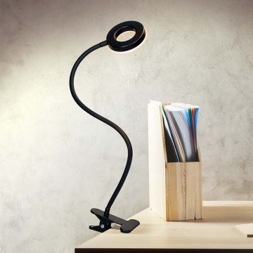Brilagi -Lampada LED dimmerabile con clip ORBELA LED/8W/230V 3000/4000/5000K nero