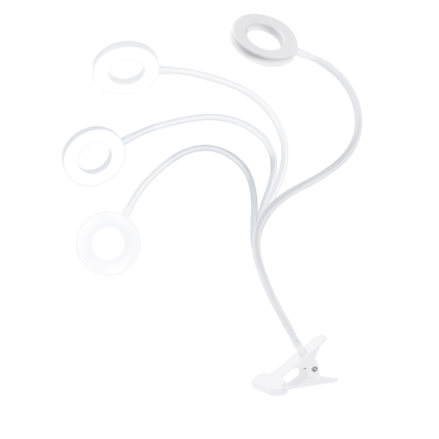 Brilagi - Lampada LED dimmerabile con clip ORBELA LED/8W/5V 3000/4000/5000K bianca