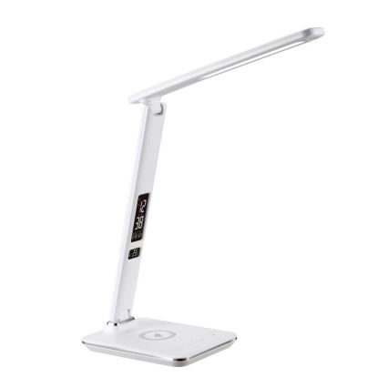 Brilagi - Lampada da tavolo dimmerabile a LED con ricarica wireless QI e USB REGINA LED/8,5W/230V bianca