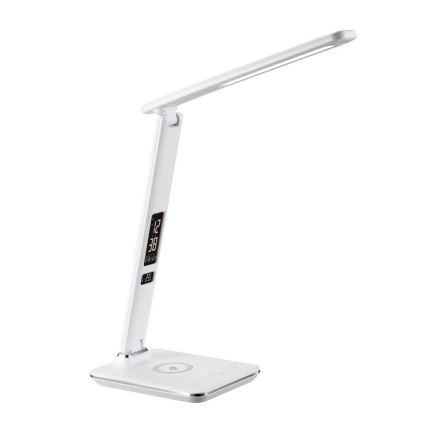 Brilagi - Lampada da tavolo LED dimmerabile con ricarica wireless QI e USB REGINA LED/8,5W/230V bianco