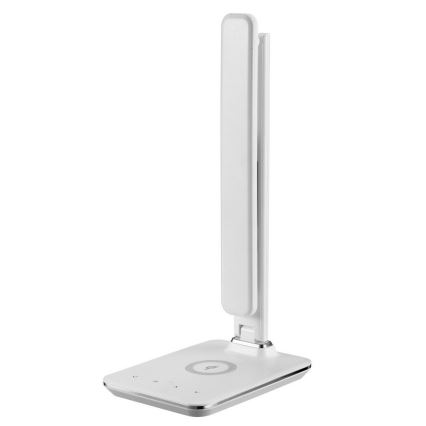 Brilagi - Lampada da tavolo LED dimmerabile con ricarica wireless QI e USB REGINA LED/8,5W/230V bianco