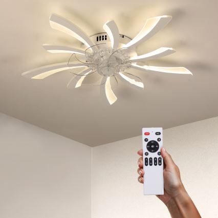 Brilagi - Lampada da soffitto dimmerabile a LED con ventilatore LED/50W/230V 3000-6500K bianco + telecomando