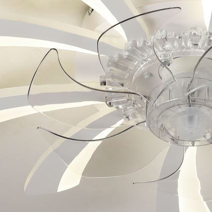Brilagi - Lampada da soffitto dimmerabile a LED con ventilatore LED/50W/230V 3000-6500K bianco + telecomando