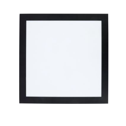 Brilagi - Plafoniera LED dimmerabile da bagno FRAME SMART LED/24W/230V 30x30 cm 3000-6000K IP44 nero + telecomando