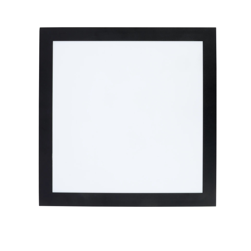 Brilagi - Plafoniera LED dimmerabile da bagno FRAME SMART LED/24W/230V 30x30 cm 3000-6000K IP44 nero + telecomando