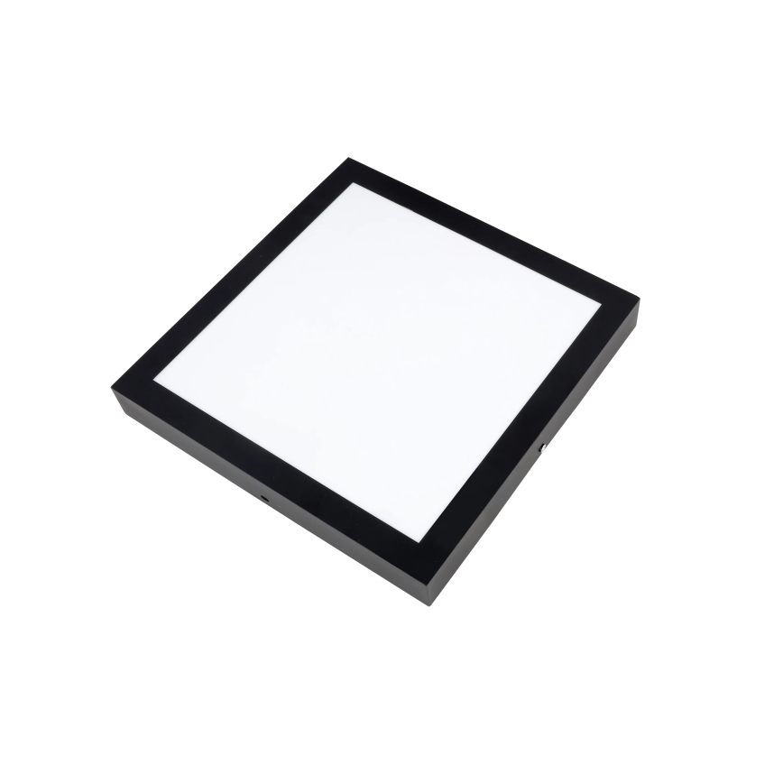 Brilagi - Plafoniera LED dimmerabile da bagno FRAME SMART LED/24W/230V 30x30 cm 3000-6000K IP44 nero + telecomando