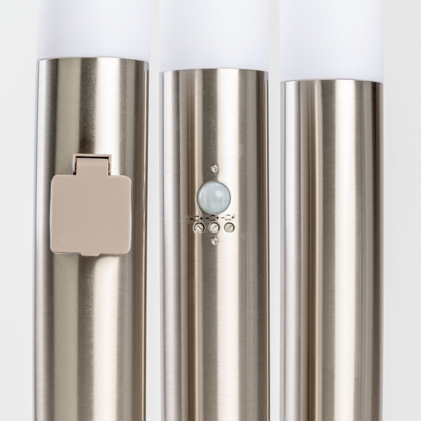 BRILAGI - Lampada LED dimmerabile da esterno ELIA 1xE27/6W/230V 2700-6500K IP44 Wi-Fi 100 cm cromo opaco
