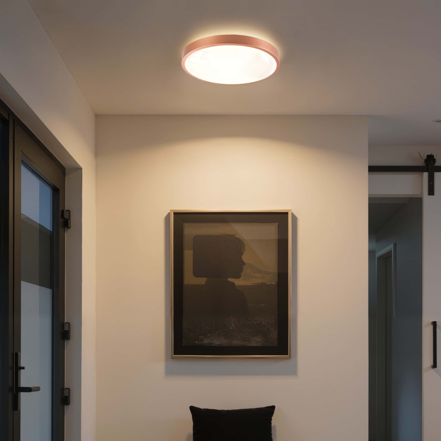 BRILAGI - LED Plafoniera dimmerabile GLASS POOL DOUBLE LED/48W/230V Ø 40 cm rame + telecomando