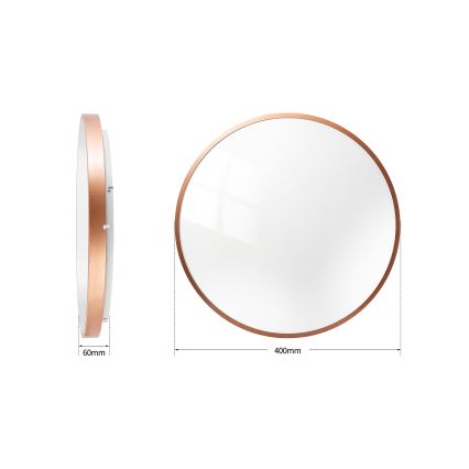BRILAGI - LED Plafoniera dimmerabile GLASS POOL DOUBLE LED/48W/230V Ø 40 cm rame + telecomando
