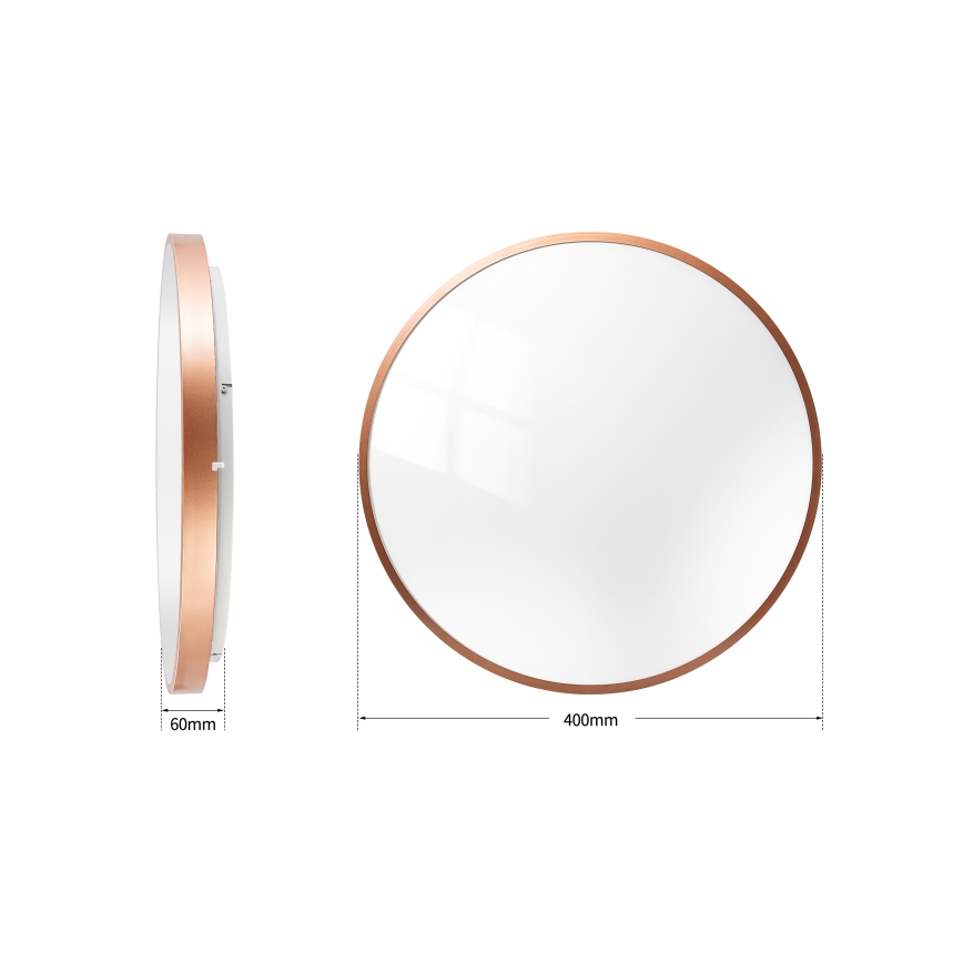 BRILAGI - LED Plafoniera dimmerabile GLASS POOL DOUBLE LED/48W/230V Ø 40 cm rame + telecomando