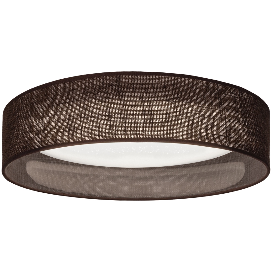 BRILAGI - Plafoniera dimmerabile a LED VELVET SMARTIX STARS LED/24W/230V 3000-6000K Ø 45 cm marrone Wi-Fi Tuya Beacon + telecomando