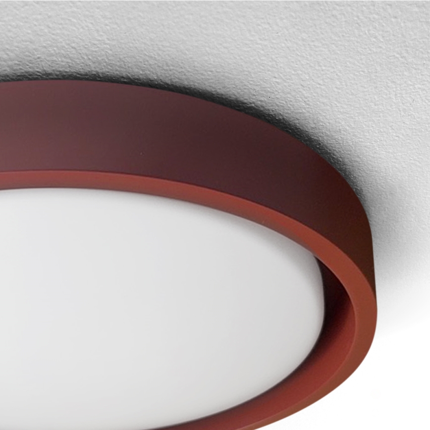Brilagi - Plafoniera LED dimmerabile MATTEO LED/48W/230V 3000-6500K Ø 41 cm rossa + telecomando
