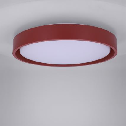 Brilagi - Plafoniera LED dimmerabile MATTEO LED/48W/230V 3000-6500K Ø 41 cm rossa + telecomando