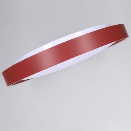 Brilagi - Plafoniera LED dimmerabile MATTEO LED/48W/230V 3000-6500K Ø 41 cm rossa + telecomando