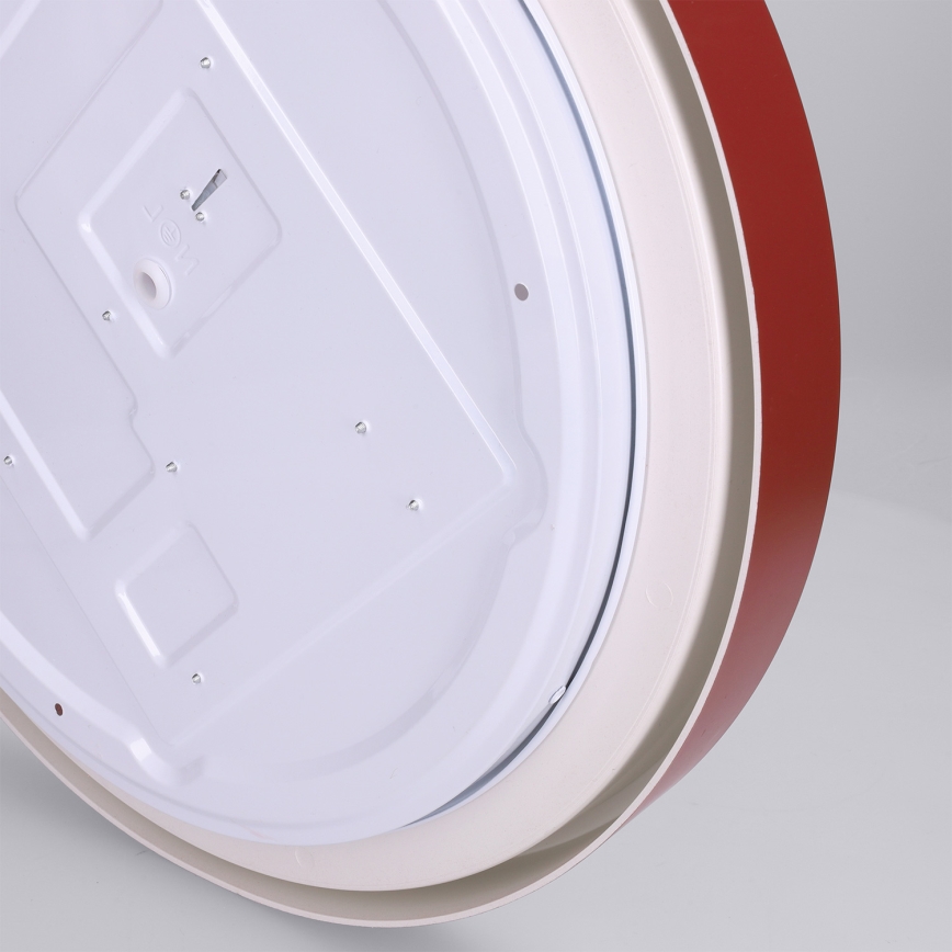 Brilagi - Plafoniera LED dimmerabile MATTEO LED/48W/230V 3000-6500K Ø 41 cm rossa + telecomando