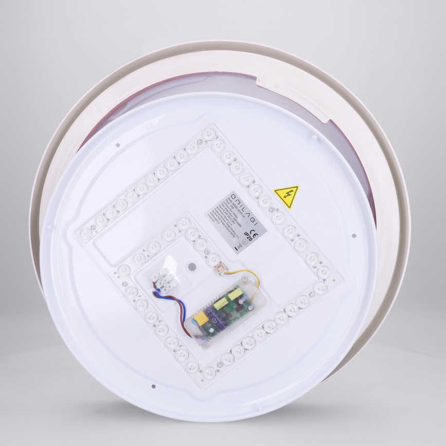 Brilagi - Plafoniera LED dimmerabile MATTEO LED/48W/230V 3000-6500K Ø 41 cm rossa + telecomando