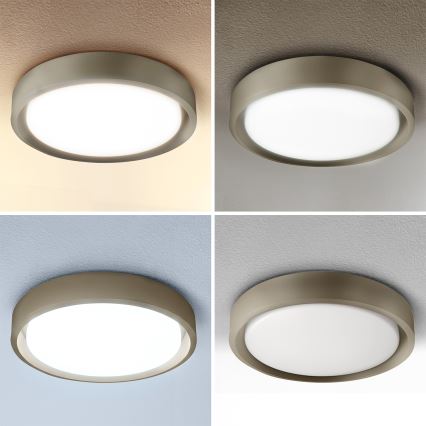 Brilagi - Plafoniera LED dimmerabile MATTEO LED/48W/230V 3000-6500K Ø41 cm taupe + telecomando