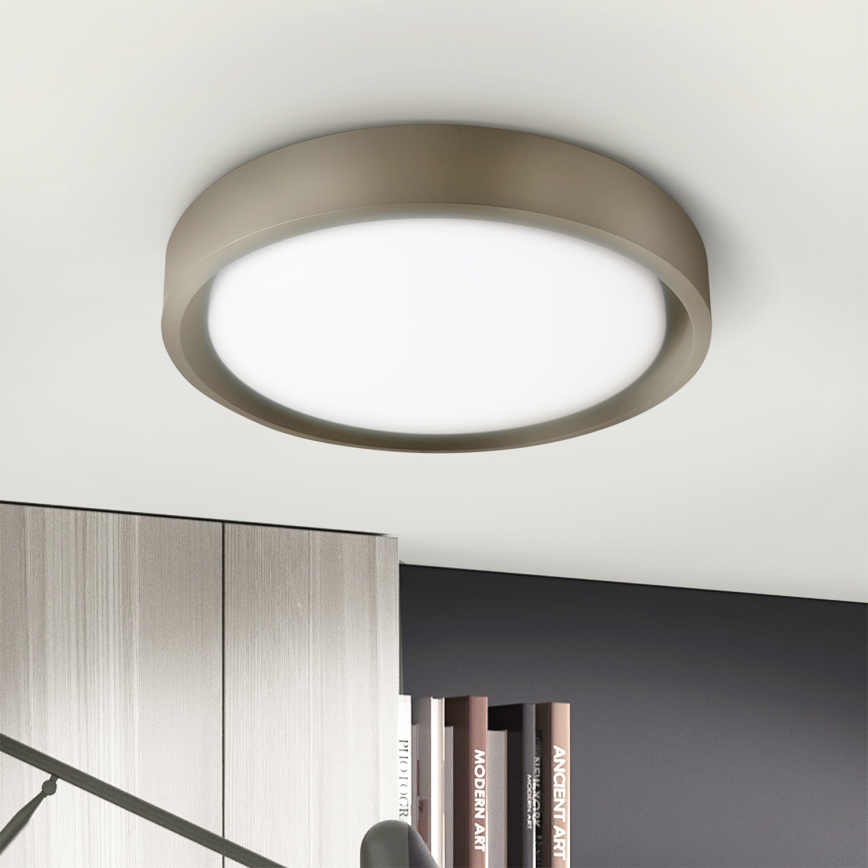 Brilagi - Plafoniera LED dimmerabile MATTEO LED/48W/230V 3000-6500K Ø41 cm taupe + telecomando