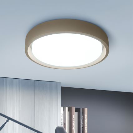 Brilagi - Plafoniera dimmerabile LED MATTEO LED/60W/230V 3000-6500K Ø 51,5 cm tortora + telecomando