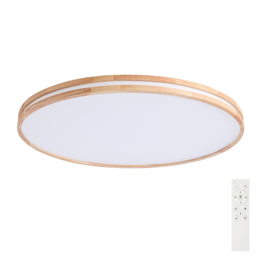 Brilagi - Plafoniera dimmerabile a LED MOLINA LED/128W/230V 3000-6000K rovere Ø 100 cm + telecomando