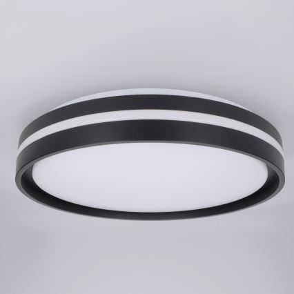 Brilagi - Plafoniera LED dimmerabile NAOMI LED/48W/230V 3000–6500K Ø 39 cm nera + telecomando