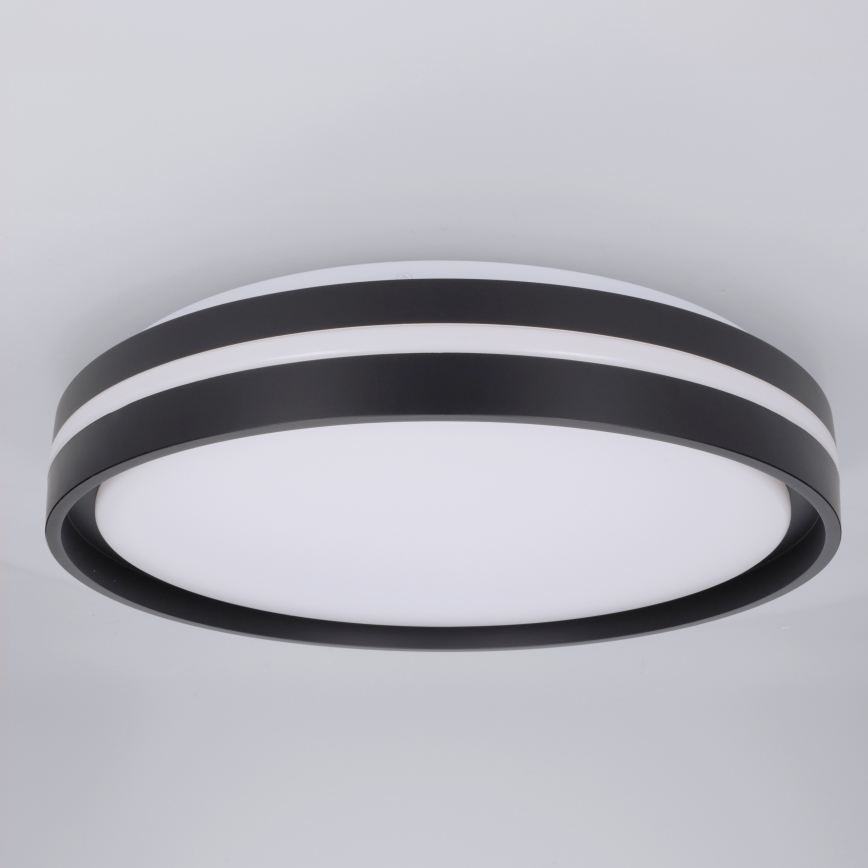 Brilagi - Plafoniera LED dimmerabile NAOMI LED/48W/230V 3000–6500K Ø 39 cm nera + telecomando