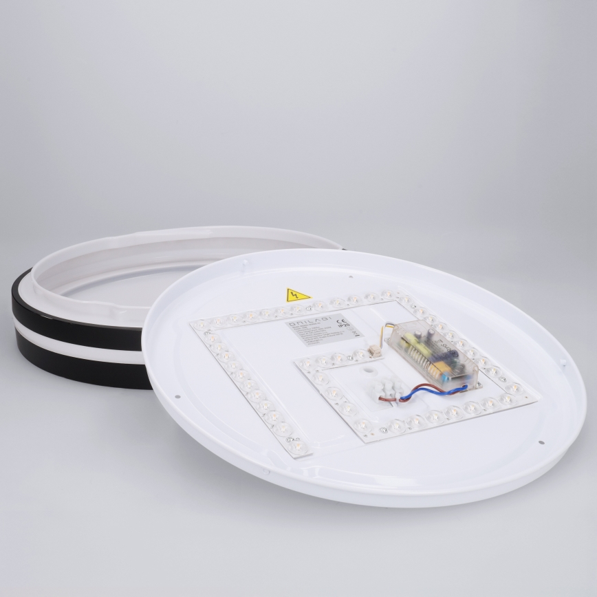 Brilagi - Plafoniera LED dimmerabile NAOMI LED/48W/230V 3000–6500K Ø 39 cm nera + telecomando