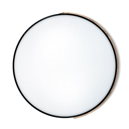 Brilagi - Plafoniera dimmerabile a LED PILANA LED/72W/230V 3000-6500K rovere/nero Ø 80 cm + telecomando