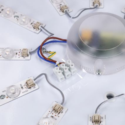 Brilagi - Plafoniera dimmerabile a LED PILANA LED/72W/230V 3000-6500K rovere/nero Ø 80 cm + telecomando