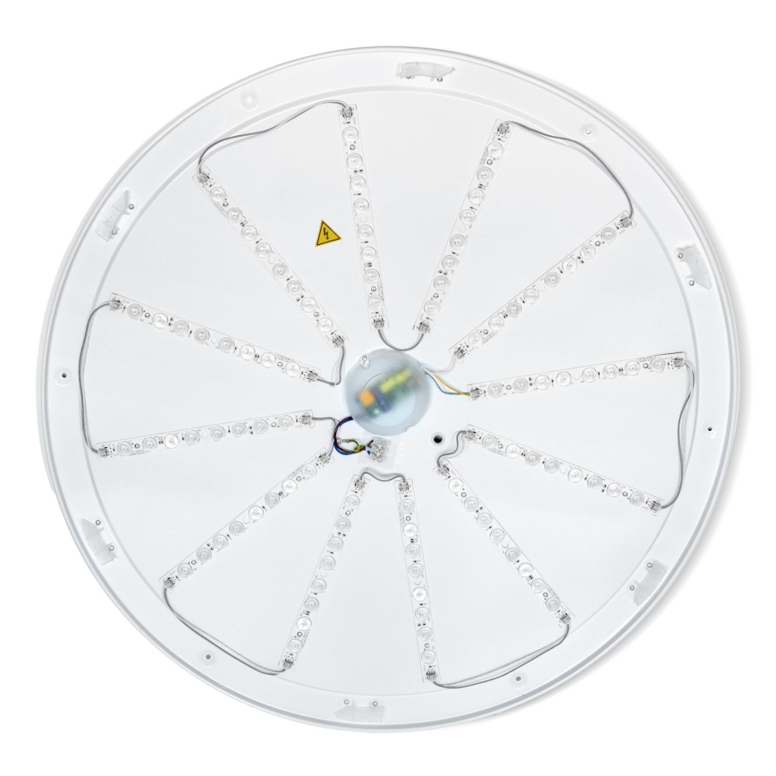 Brilagi - Plafoniera dimmerabile a LED PILANA LED/72W/230V 3000-6500K rovere/nero Ø 80 cm + telecomando