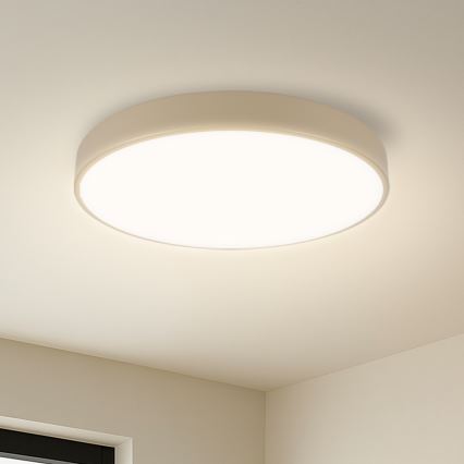 Brilagi - Plafoniera dimmerabile a LED POOL LED/48W/230V 3000-6000K Ø 40 cm beige + telecomando