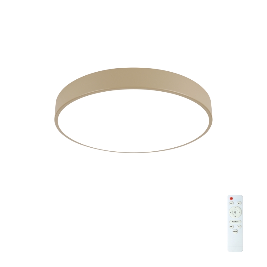 Brilagi - Plafoniera dimmerabile a LED POOL LED/48W/230V 3000-6000K Ø 40 cm beige + telecomando