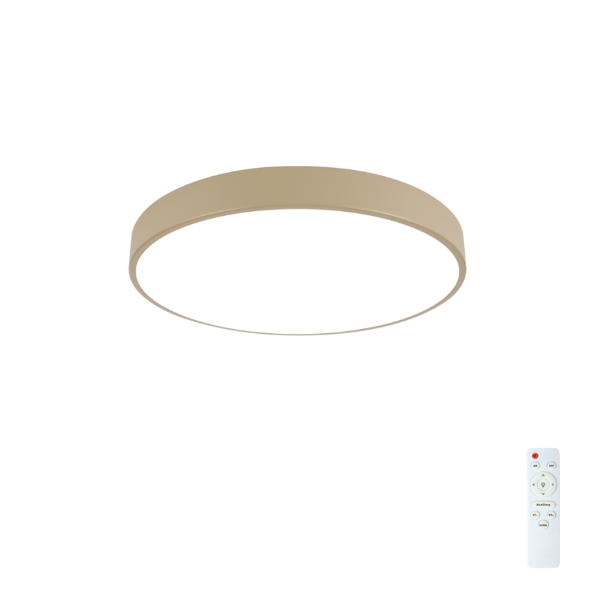 Brilagi - Plafoniera dimmerabile a LED POOL LED/60W/230V 3000-6000K diametro 60 cm beige + telecomando