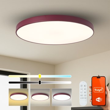 Brilagi - Lampada LED dimmerabile POOL SMART LED/128W/230V diam. 100 cm Wi-Fi Tuya + telecomando bordeaux