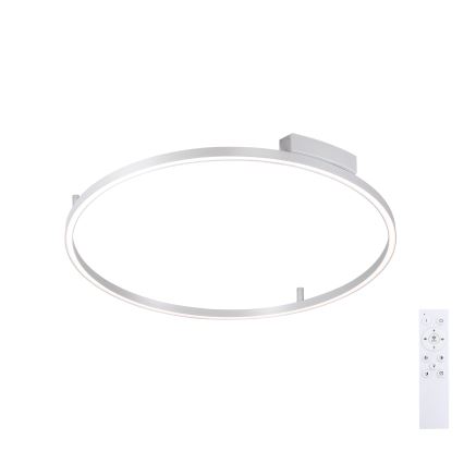 Brilagi - Plafoniera dimmerabile a LED PORTOFINO LED/60W/230V 3000-6000K Ø 80 cm argento + telecomando