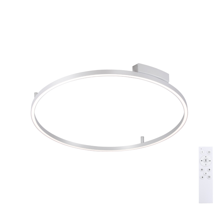 Brilagi - Plafoniera dimmerabile a LED PORTOFINO LED/60W/230V 3000-6000K Ø 80 cm argento + telecomando