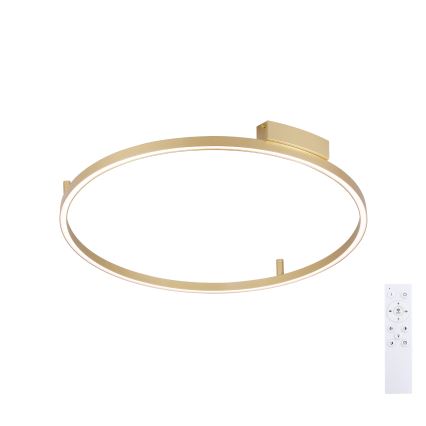 Brilagi - Plafoniera LED dimmerabile PORTOFINO LED/60W/230V 3000-6000K Ø 80 cm dorata + telecomando