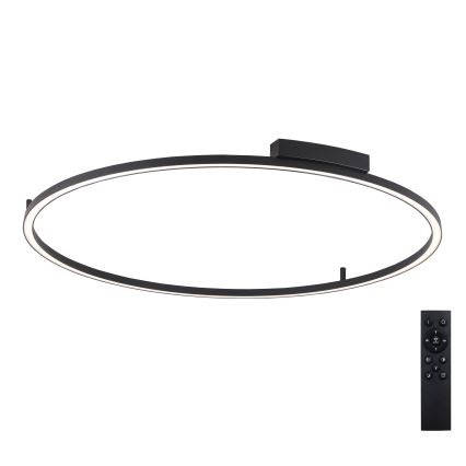Brilagi - Plafoniera dimmerabile a LED PORTOFINO LED/85W/230V 3000-6000K Ø 120 cm nera + telecomando