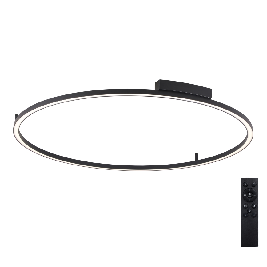 Brilagi - Plafoniera dimmerabile a LED PORTOFINO LED/85W/230V 3000-6000K Ø 120 cm nera + telecomando