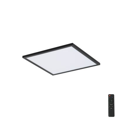 Brilagi - Plafoniera LED dimmerabile SLIMFRAME LED/25W/230V 30x30 cm 3000-6000K nero + telecomando