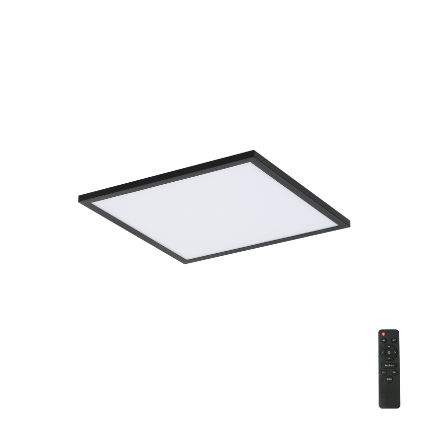 Brilagi - Plafoniera LED dimmerabile SLIMFRAME LED/25W/230V 30x30 cm 3000-6000K nero + telecomando