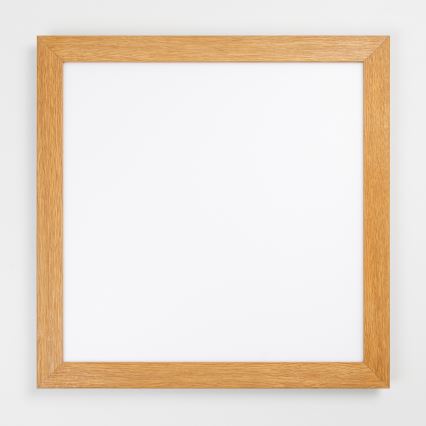 Brilagi - Plafoniera dimmerabile a LED SLIMFRAME WOOD LED/58W/230V 64x64 cm 3000-6000K marrone + telecomando