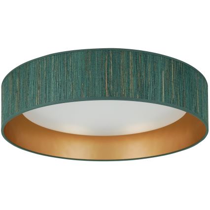 Brilagi - Plafoniera LED dimmerabile VEGAS SHINE LED/24W/230V Ø 45 cm 3000/4000/6500K verde paglia/oro + telecomando