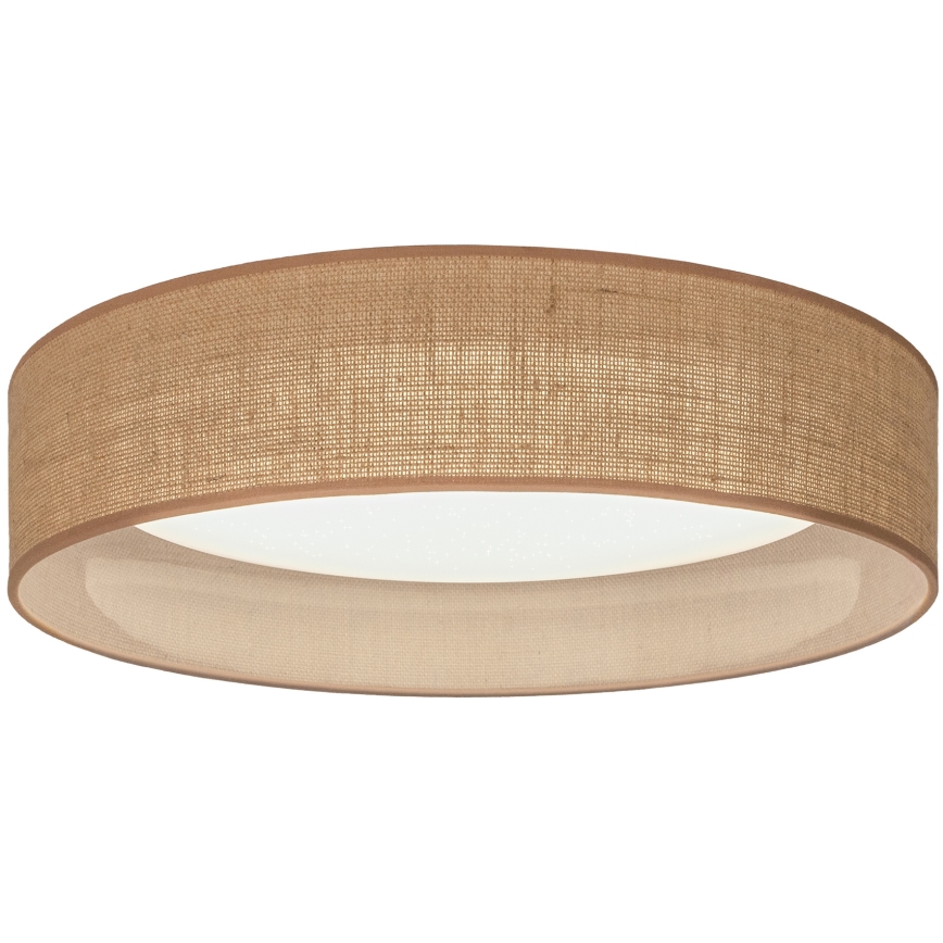 Brilagi - Plafoniera dimmerabile a LED VELVET SMARTIX STARS LED/24W/230V 3000-6000K Ø 45 cm beige Wi-Fi Tuya Beacon + telecomando