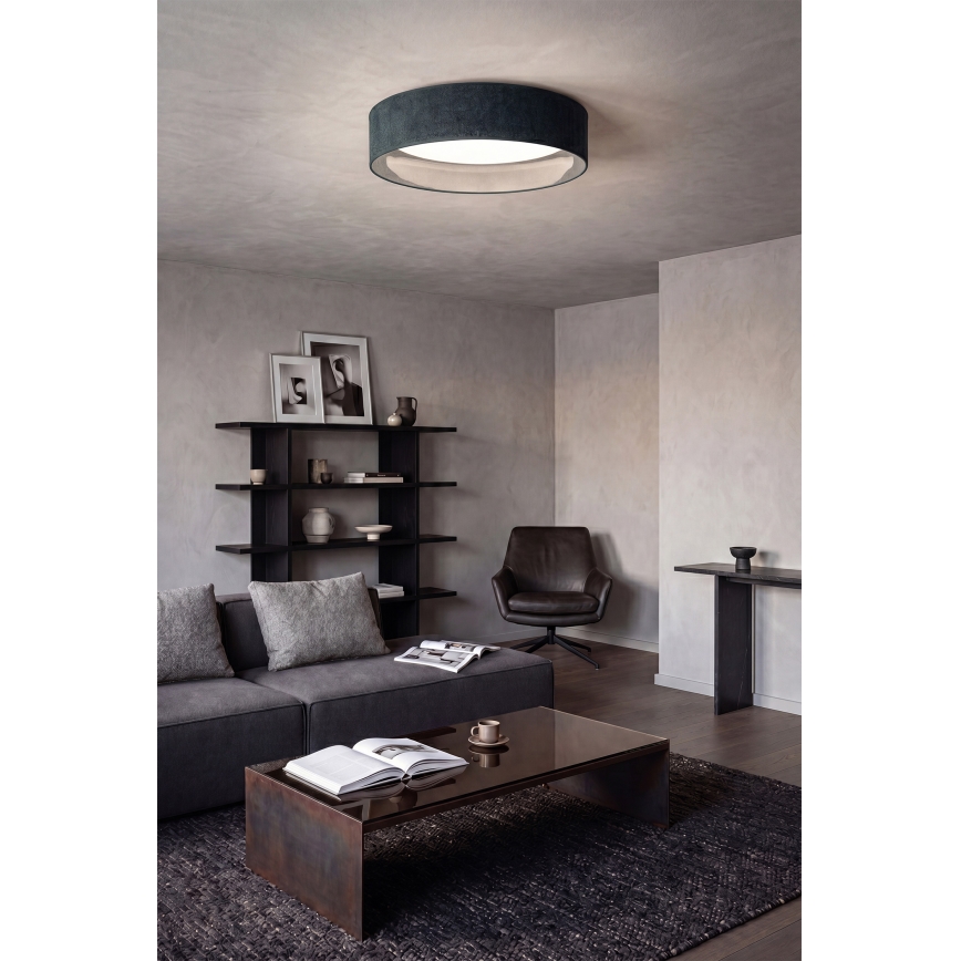 Brilagi - Plafoniera dimmerabile da soffitto VELVET SMARTIX STARS LED/24W/230V 3000-6000K Ø45 cm verde Wi-Fi Tuya Beacon + telecomando