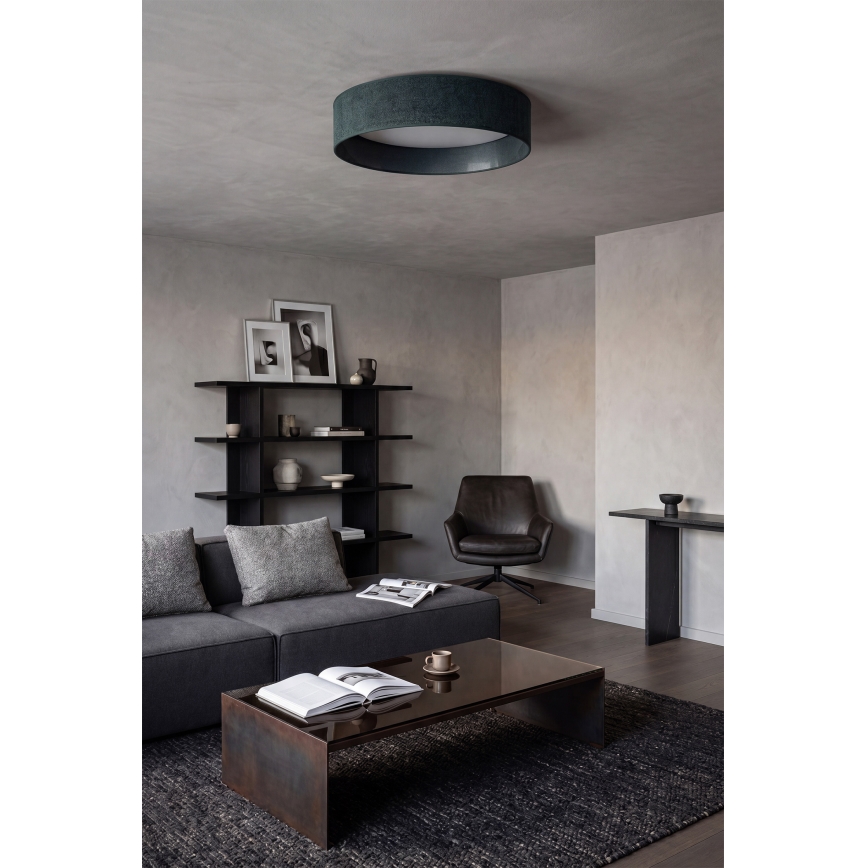 Brilagi - Plafoniera dimmerabile da soffitto VELVET SMARTIX STARS LED/24W/230V 3000-6000K Ø45 cm verde Wi-Fi Tuya Beacon + telecomando