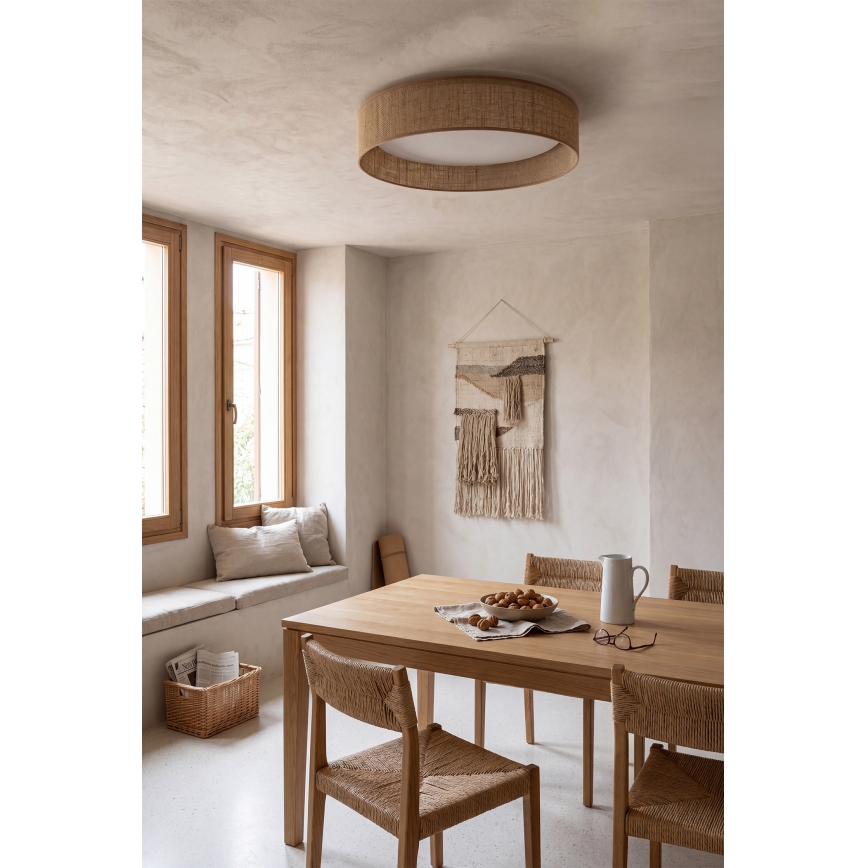 Brilagi - Plafoniera a LED dimmerabile VELVET SMARTIX STARS LED/36W/230V 3000–6000K Ø 55 cm beige Wi‑Fi Tuya Beacon + telecomando