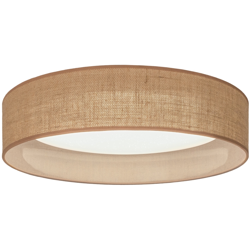 Brilagi - Plafoniera a LED dimmerabile VELVET SMARTIX STARS LED/36W/230V 3000–6000K Ø 55 cm beige Wi‑Fi Tuya Beacon + telecomando