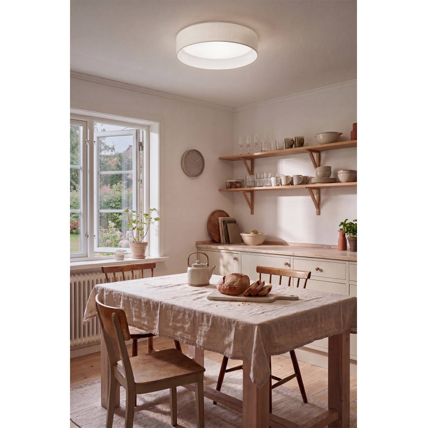 Brilagi - Plafoniera LED dimmerabile VELVET SMARTIX LED/24W/230V 3000-6000K Ø 45 cm bianco Wi-Fi Tuya Beacon + telecomando