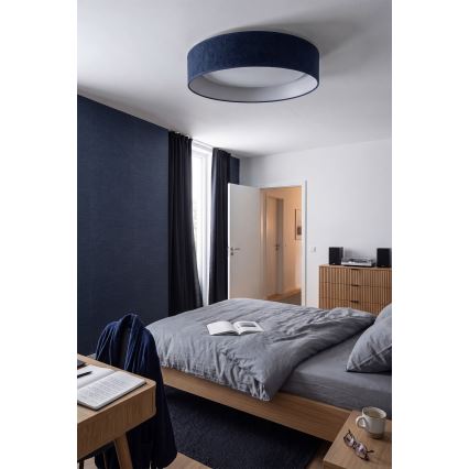 Brilagi - Plafoniera dimmerabile LED VELVET SMARTIX LED/24W/230V 3000-6000K Ø 45 cm blu Wi‑Fi Tuya Beacon + telecomando